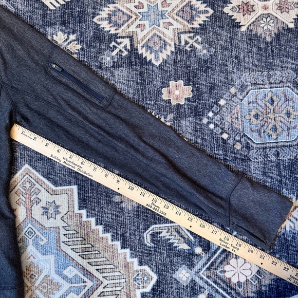Athleta Full Zip Charcoal Gray Athletic Hoodie Thumb Hole Women’s Size Small - Picture 14 of 14